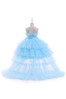 Load image into Gallery viewer, A Line Removable Hot Pink Girl&#39;s Party Dress