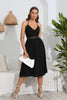 Load image into Gallery viewer, Spaghetti Straps Summer Little Black Dress