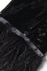 Load image into Gallery viewer, Sparkly Black Peak Lapel Sequins Women Blazer with Feathers