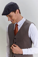 Load image into Gallery viewer, Coffee Pinstripe 3 Piece Men&#39;s Party Suits