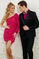 Load image into Gallery viewer, Black Men&#39;s 3 Piece Slim Fit Shawl Lapel Suit