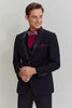 Load image into Gallery viewer, Black Men&#39;s 3 Piece Slim Fit Shawl Lapel Suit