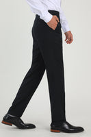 Load image into Gallery viewer, Black Straight Leg Suit Pants for Wedding