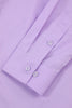 Load image into Gallery viewer, Men&#39;s Purple Wrinkle-Free Solid Long Sleeves Dress Shirt