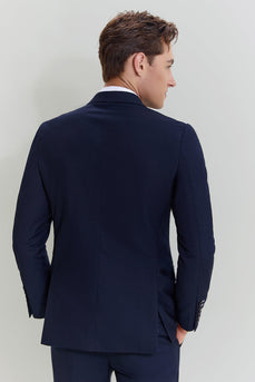 Men's Navy 2 Piece Double Breasted Suit