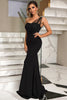 Load image into Gallery viewer, One Shoulder Mermaid Green Prom Dress