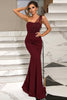 Load image into Gallery viewer, One Shoulder Mermaid Green Prom Dress