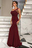 Load image into Gallery viewer, One Shoulder Mermaid Green Prom Dress