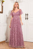 Load image into Gallery viewer, A-Line Dusty Rose Mother Of The Bride Dress with Appliques