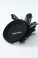 Load image into Gallery viewer, 1920s Black Feather Headpieces