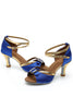 Load image into Gallery viewer, Black and Gold T-Straps 1920s Sandal