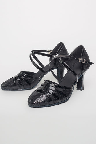 Vintage Style Dance Shoes with Sequins