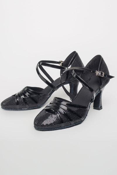 Vintage Style Dance Shoes with Sequins