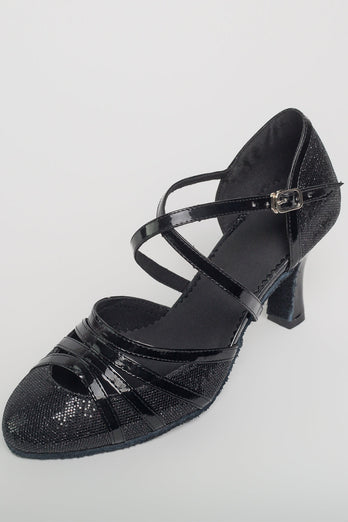 Vintage Style Dance Shoes with Sequins