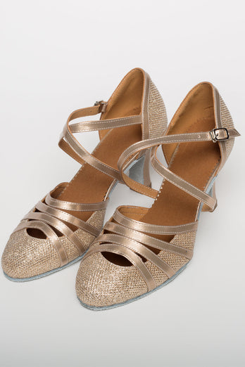 Vintage Style Dance Shoes with Sequins