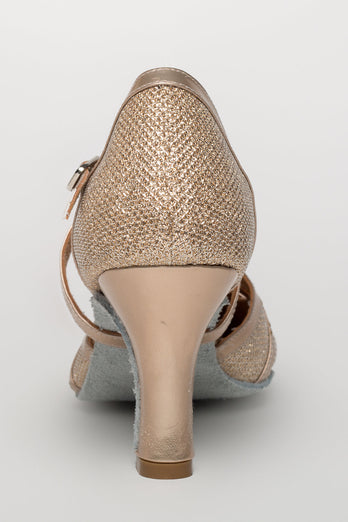 Vintage Style Dance Shoes with Sequins