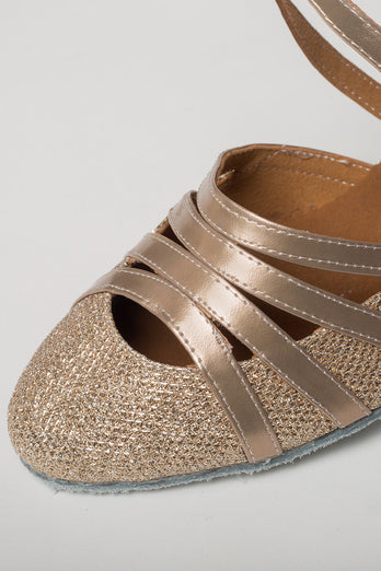 Vintage Style Dance Shoes with Sequins