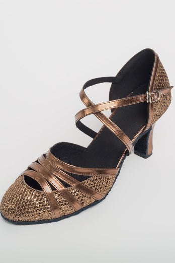 Vintage Style Dance Shoes with Sequins