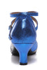 Load image into Gallery viewer, Vintage Blue Dance Shoes