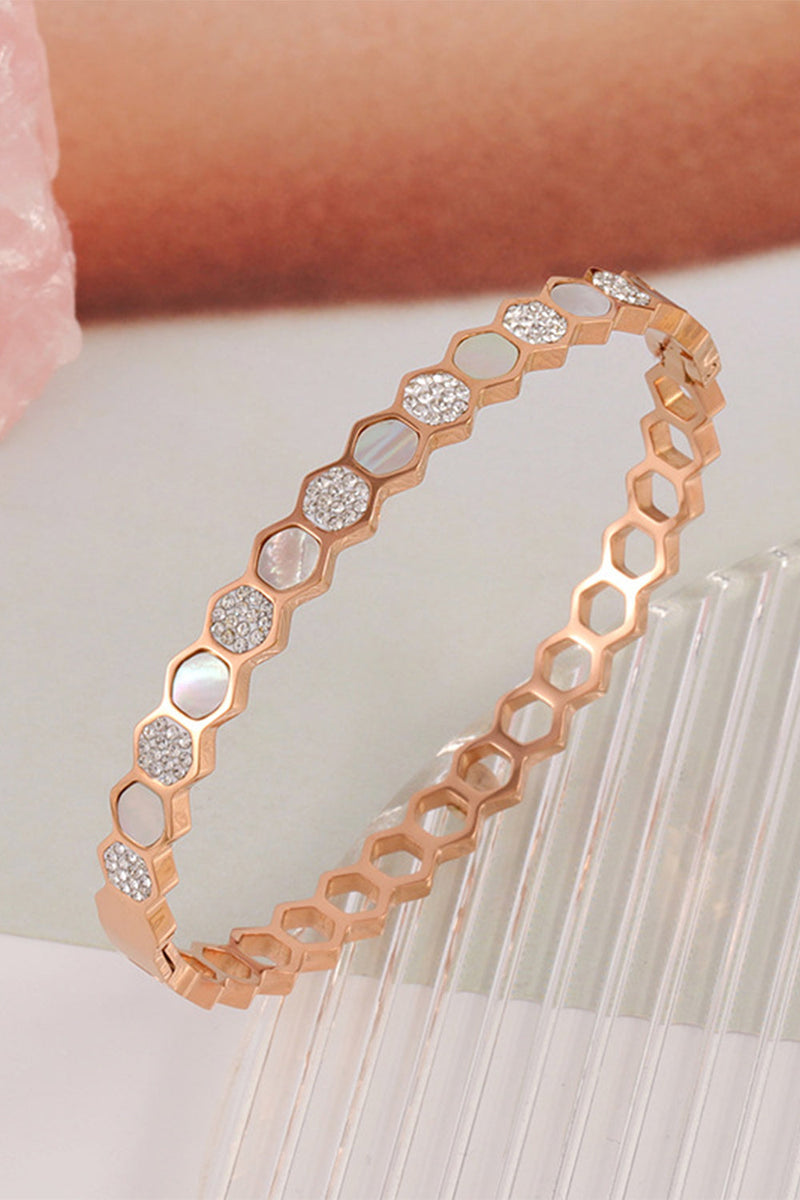 Load image into Gallery viewer, Gold Plated Titanium Stainless Steel Bracelet