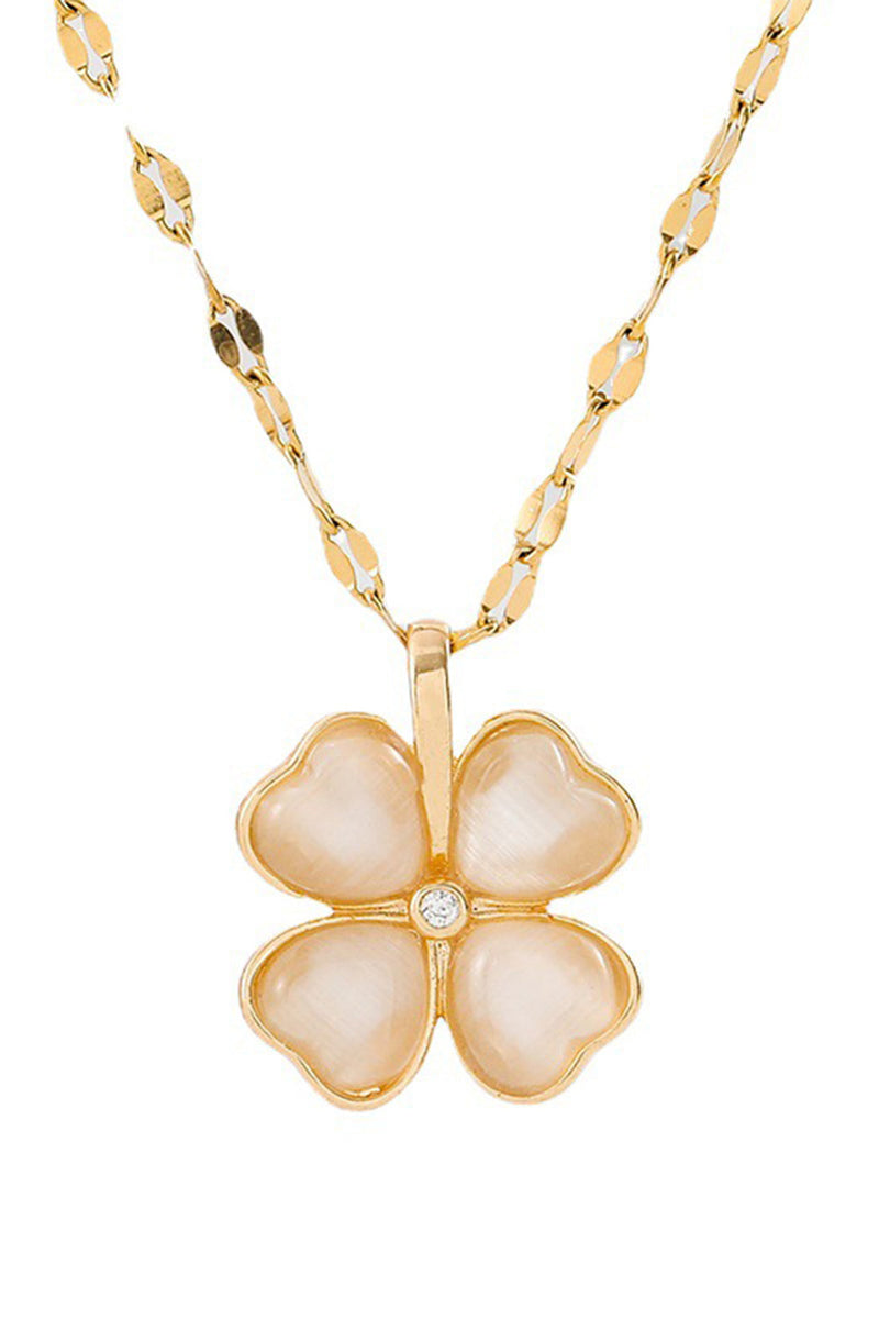 Load image into Gallery viewer, Lucky Four Leaf Clover Necklace Pendant