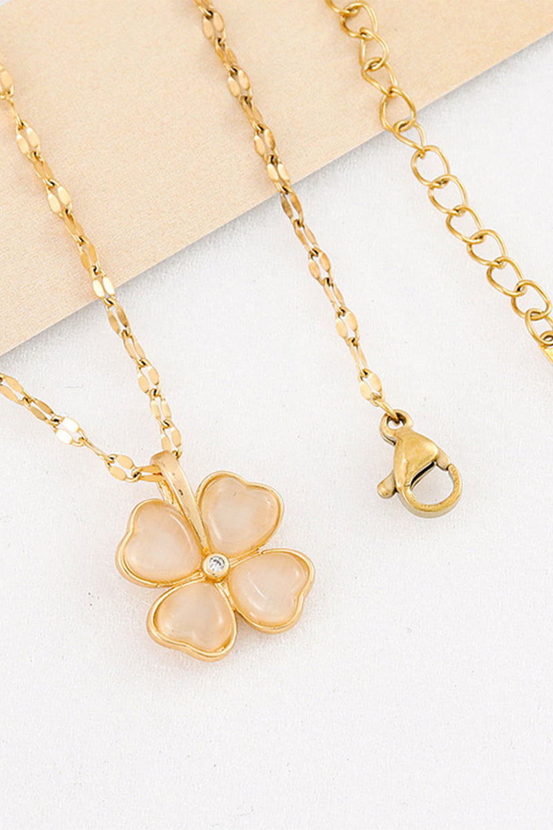 Load image into Gallery viewer, Lucky Four Leaf Clover Necklace Pendant