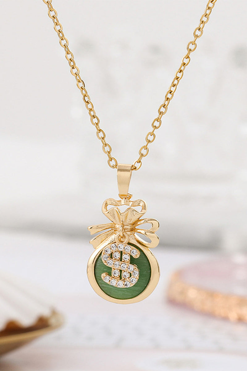 Load image into Gallery viewer, Golden Money Bag Necklace