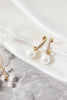 Load image into Gallery viewer, Pearl Water Drop Earrings