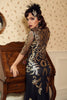 Load image into Gallery viewer, Black Golden Sequins 1920s Dress