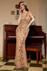 Load image into Gallery viewer, Sequins Gatsby 1920s Prom Dress