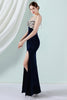 Load image into Gallery viewer, Dark Green Mermaid Bateau Neck Prom Dress