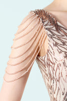 Load image into Gallery viewer, White Deep V Neck Mermaid Evening Dress