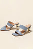 Load image into Gallery viewer, Square Toe Shaped Gourd High Heels