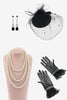 Load image into Gallery viewer, Four Pieces Earrings Gloves Party Accessories Sets