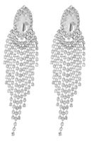 Load image into Gallery viewer, Golden Beaded Prom Earrings