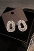 Load image into Gallery viewer, Simple Rhinestone Oval Earrings