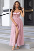 Load image into Gallery viewer, Black Spaghetti Straps A Line Tulle Open Back Long Prom Dress