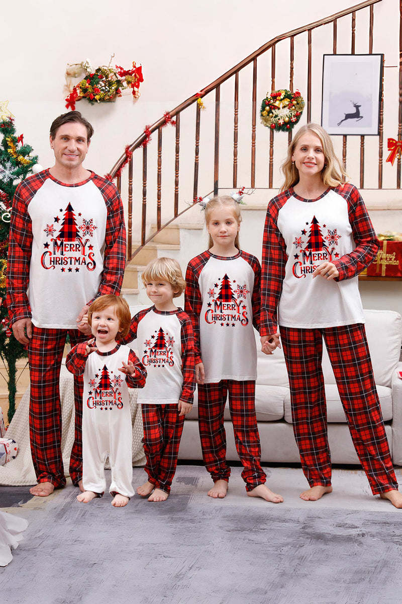 Load image into Gallery viewer, Plaid Matching Family Christmas Pajamas Sets
