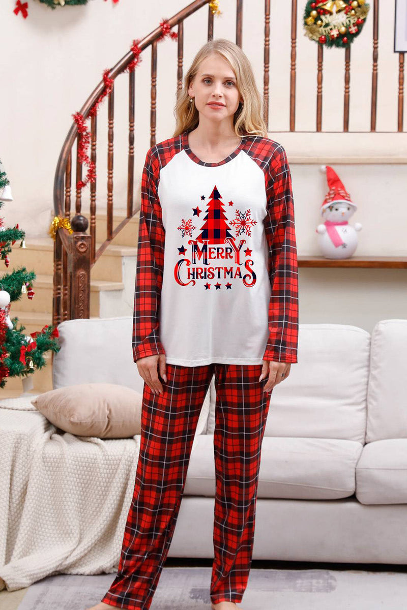 Load image into Gallery viewer, Plaid Matching Family Christmas Pajamas Sets