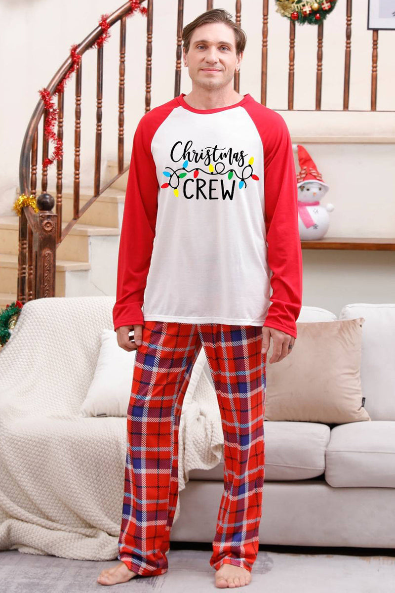 Load image into Gallery viewer, Red Plaid Matching Fmaily Christmas Pajamas