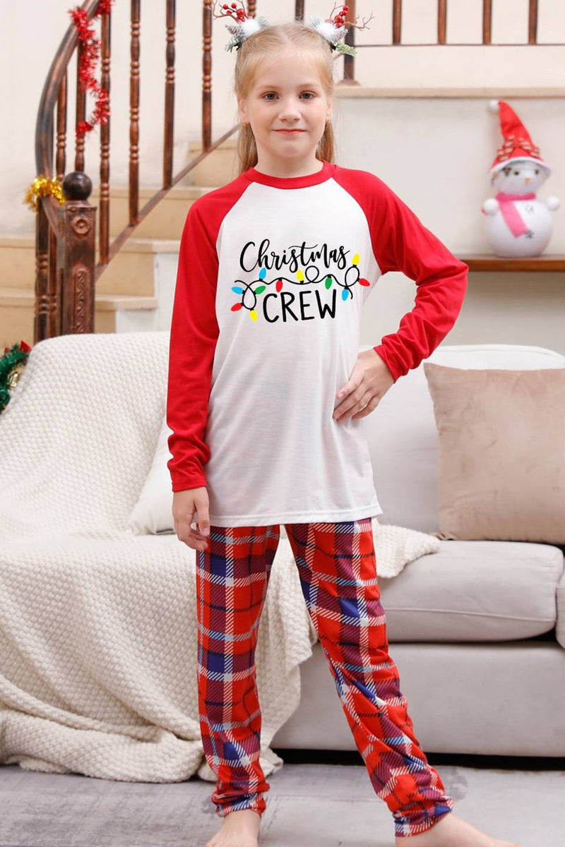 Load image into Gallery viewer, Red Plaid Matching Fmaily Christmas Pajamas