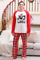 Load image into Gallery viewer, Merry Christmas Red Plaid Family Pajama Sets