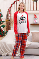 Load image into Gallery viewer, Merry Christmas Red Plaid Family Pajama Sets