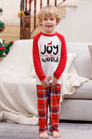 Load image into Gallery viewer, Merry Christmas Red Plaid Family Pajama Sets