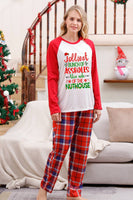 Load image into Gallery viewer, Merry Christmas Red Plaid Family Pajama Sets