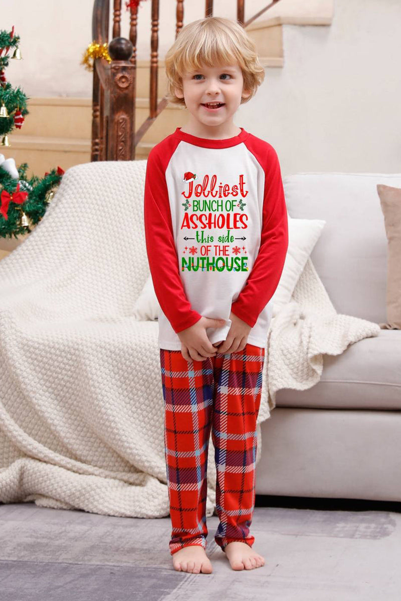 Load image into Gallery viewer, Merry Christmas Red Plaid Family Pajama Sets