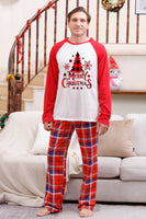 Load image into Gallery viewer, Merry Christmas Red Plaid Family Pajama Sets