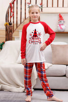 Load image into Gallery viewer, Merry Christmas Red Plaid Family Pajama Sets