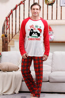 Load image into Gallery viewer, Family Red Plaid Merry Christmas Pajama Sets