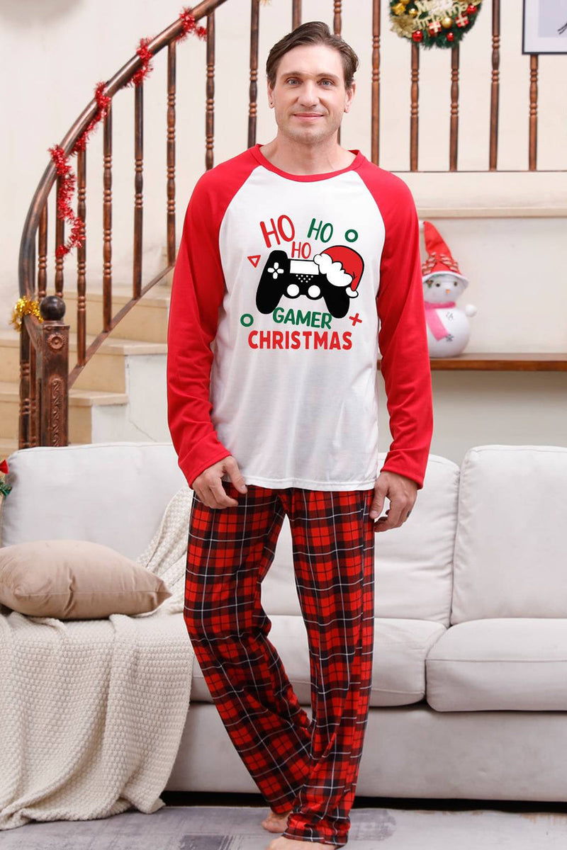 Load image into Gallery viewer, Family Red Plaid Merry Christmas Pajama Sets
